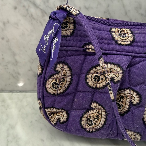 Vera Bradley Purple Fannie Crossbody Bag Simply Violet - Picture 2 of 5
